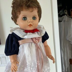 ON HOLD Vintage large 23” tall toddler doll